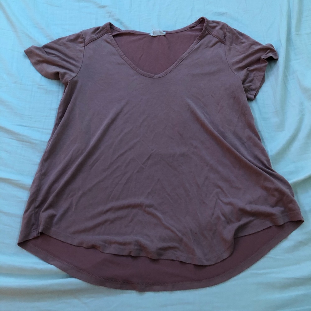 Pink short sleeve top